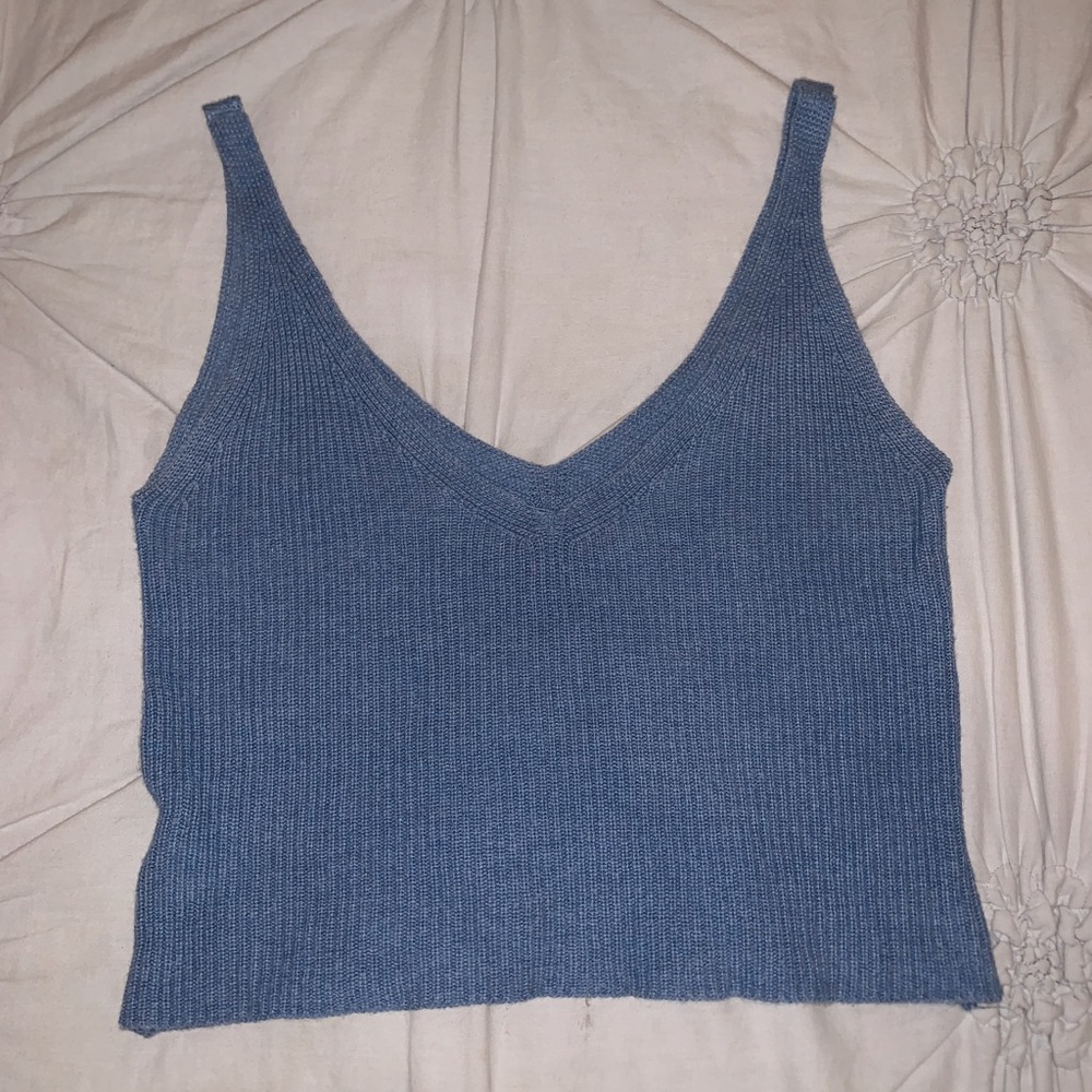 Blue tank top